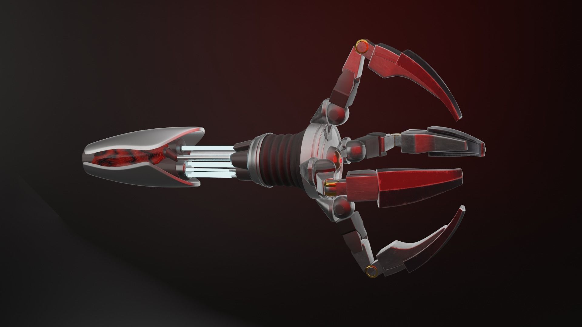 robotic arm  3D model_5