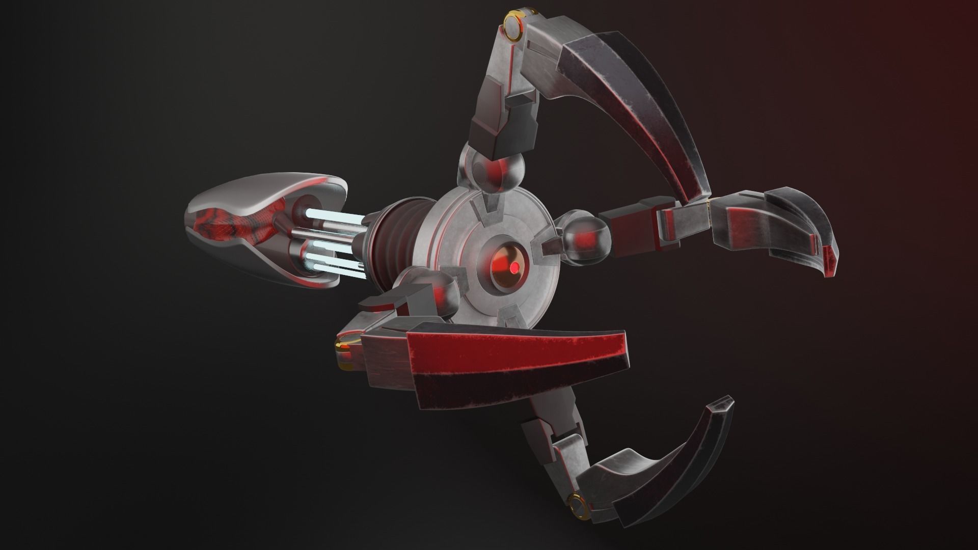 robotic arm  3D model_4