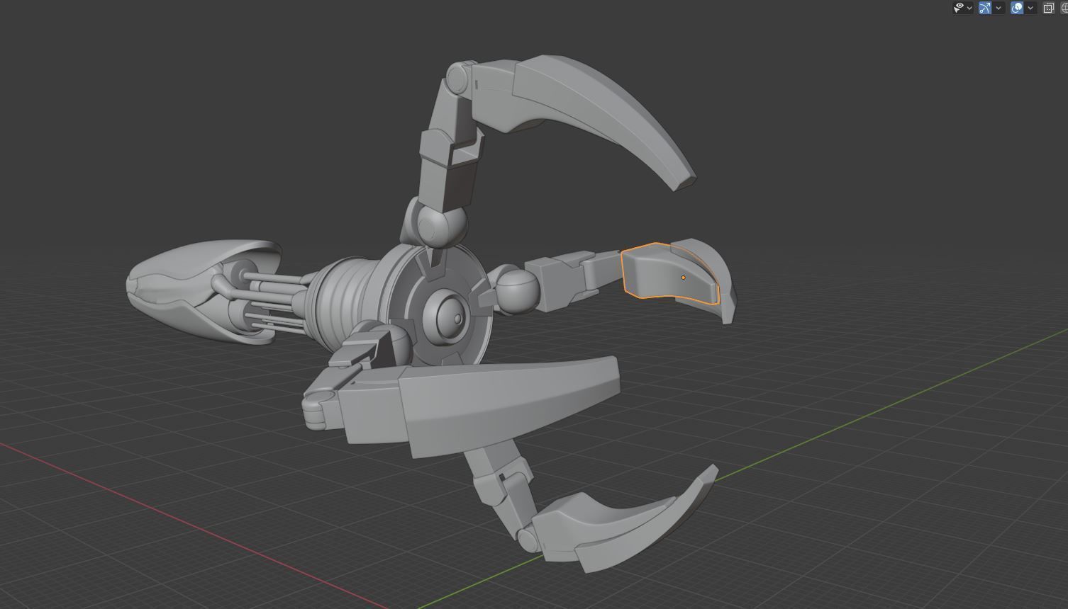 robotic arm  3D model_13
