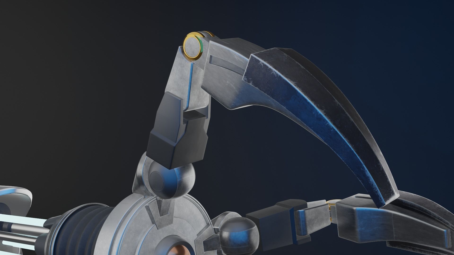 robotic arm  3D model_9