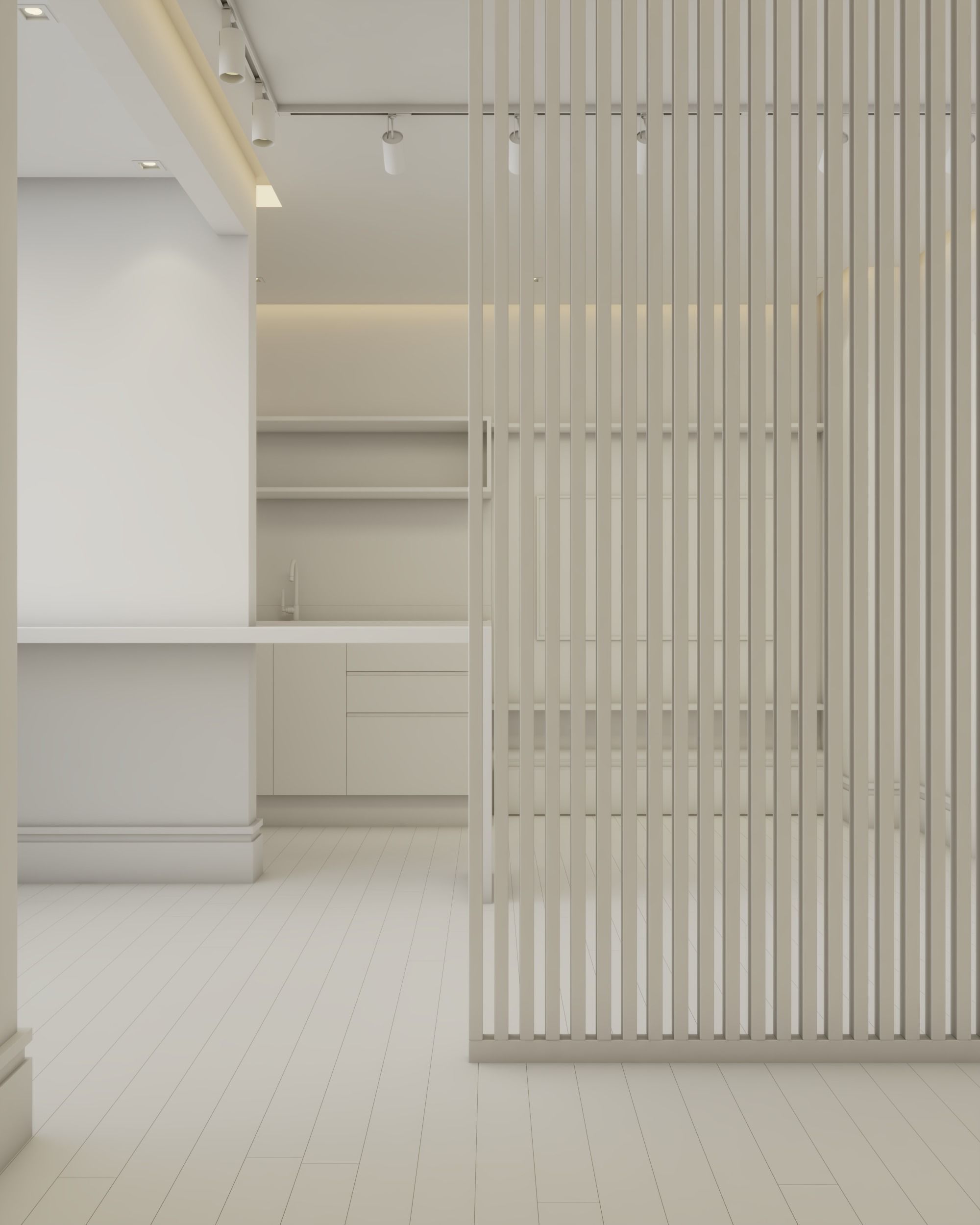 Empty studio interior 01 - 3D model 3D model_7