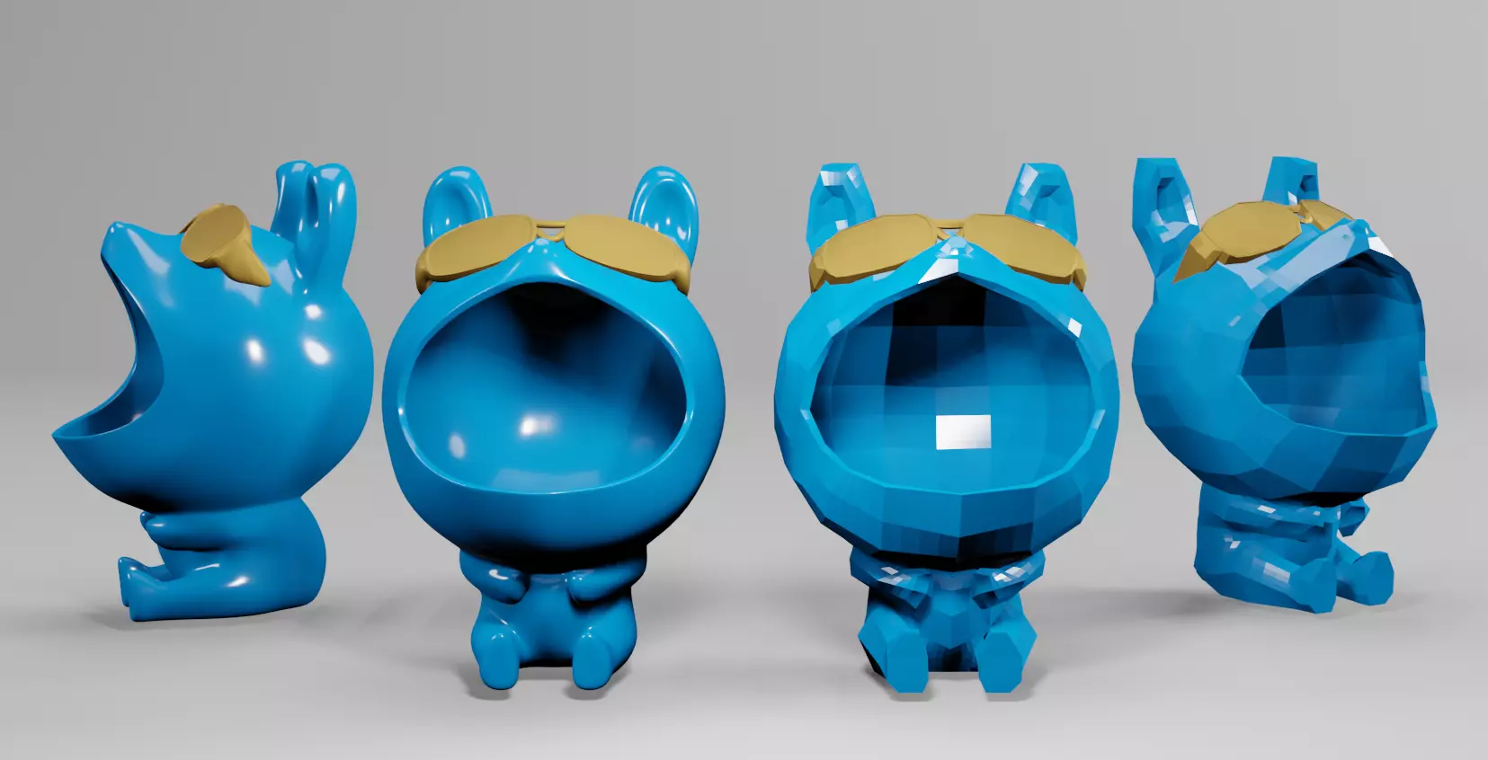 BIG MOUNTH Key holder 3D print model