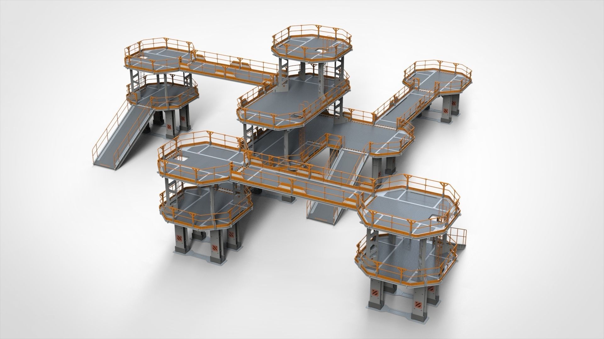 Sci Fi Modular Environment 9 3D model_34