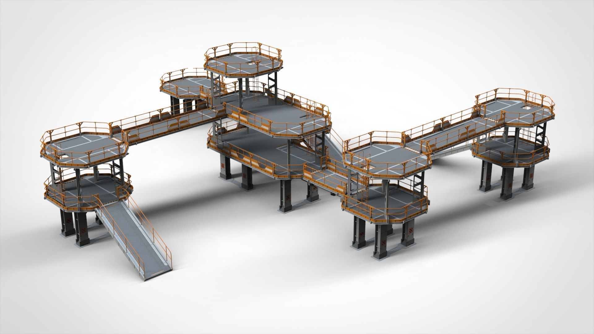 Sci Fi Modular Environment 9 3D model_33