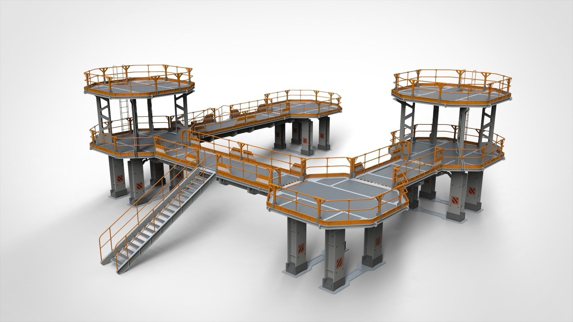 Sci Fi Modular Environment 9 3D model_14