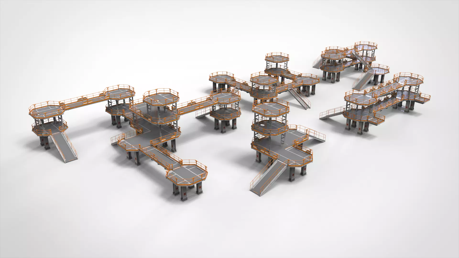 Sci Fi Modular Environment 9 3D model_0