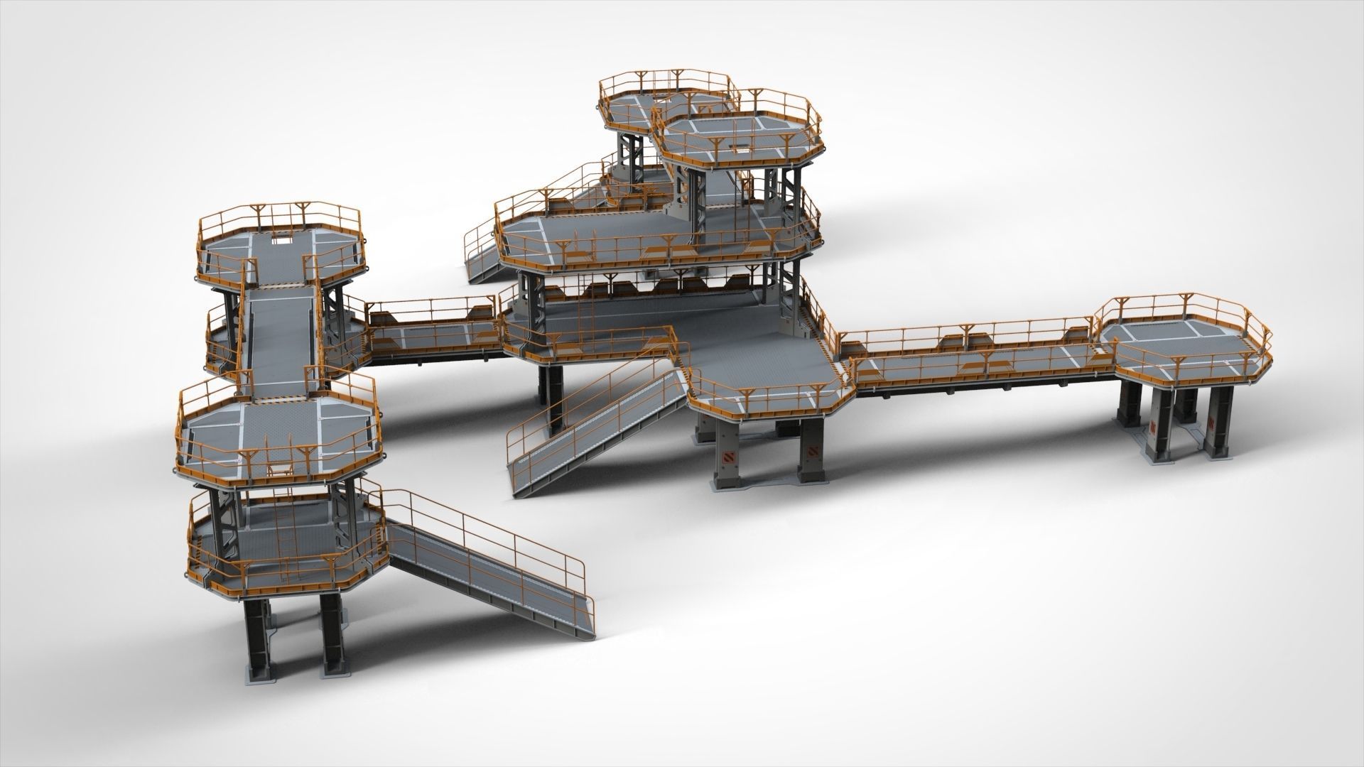 Sci Fi Modular Environment 9 3D model_35