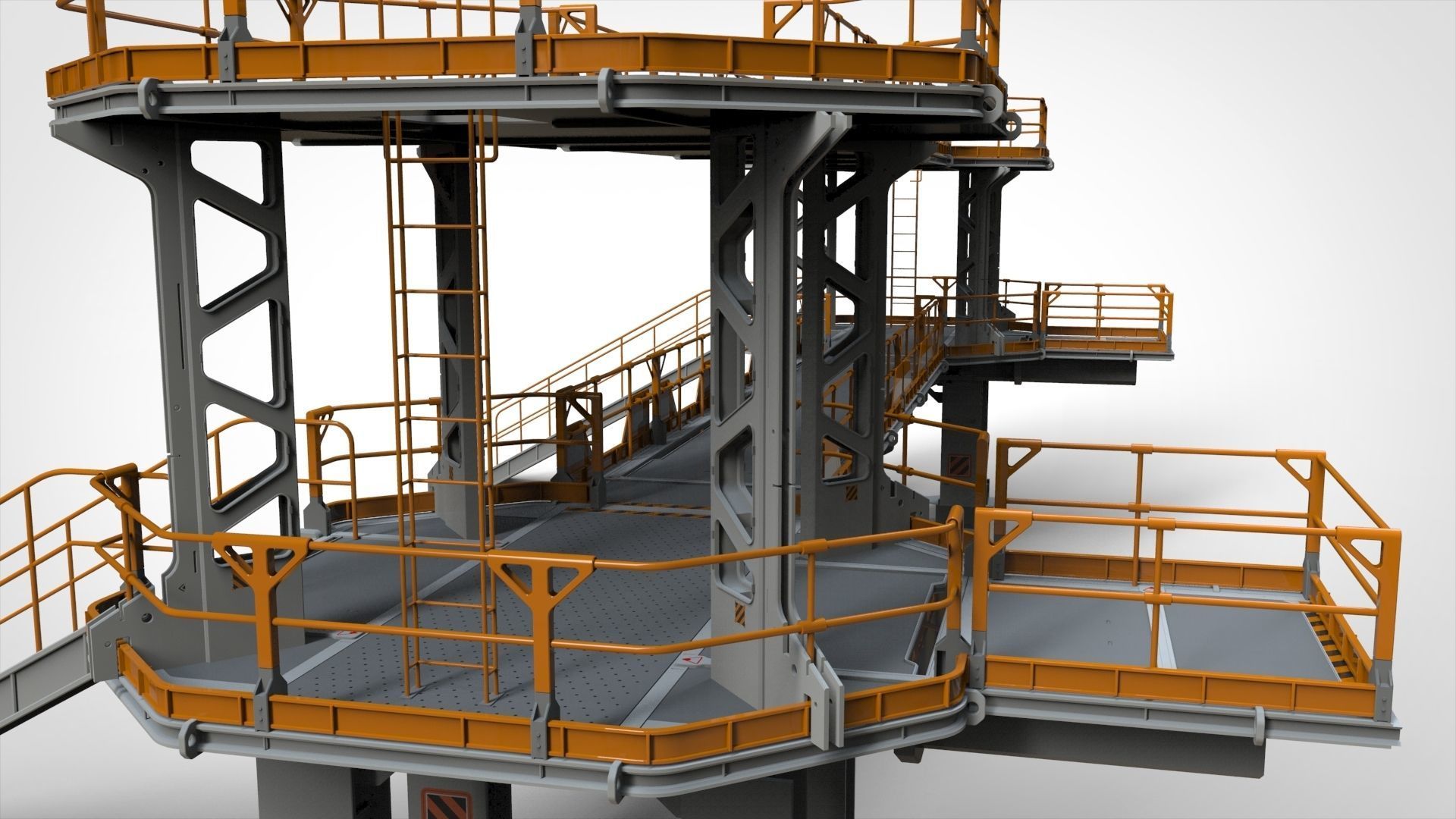 Sci Fi Modular Environment 9 3D model_10