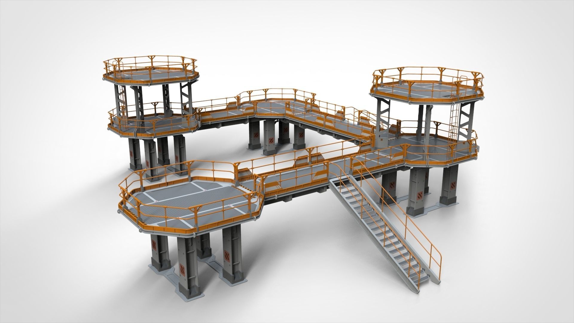 Sci Fi Modular Environment 9 3D model_11