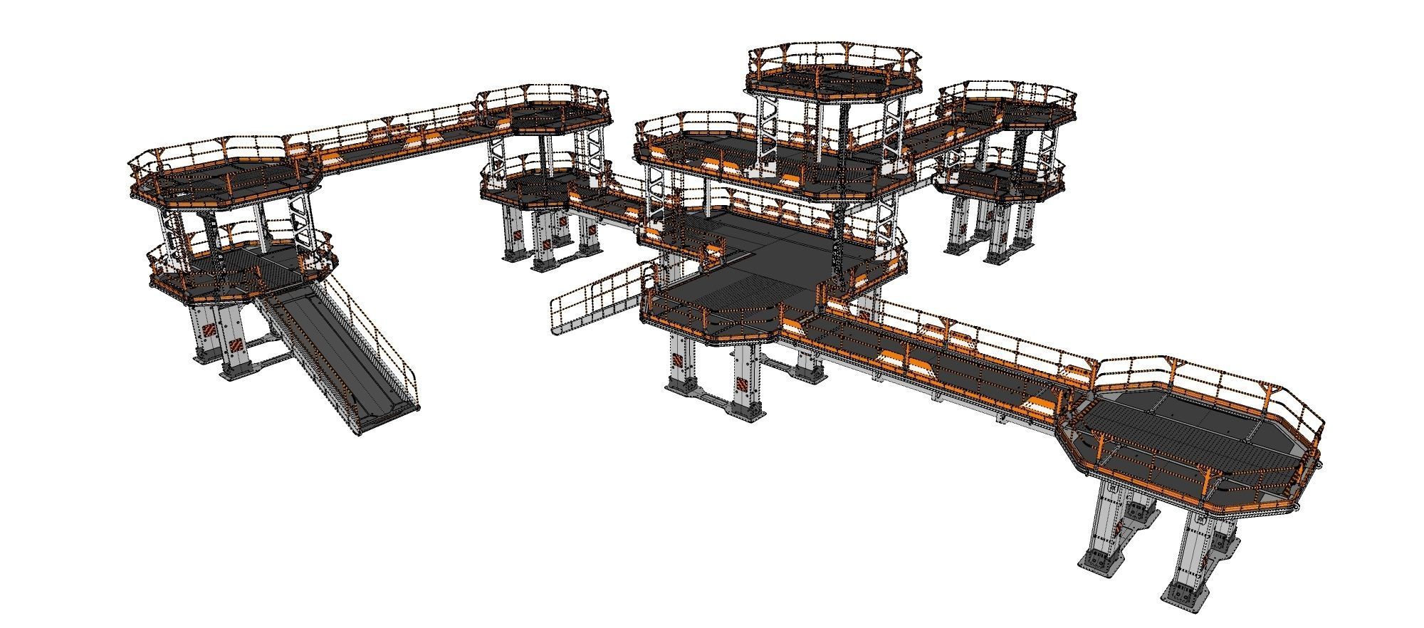 Sci Fi Modular Environment 9 3D model_41