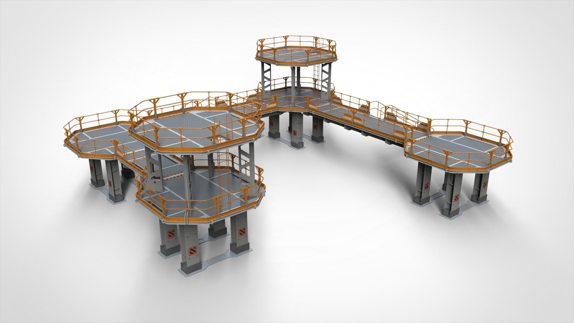 Sci Fi Modular Environment 9 3D model_16