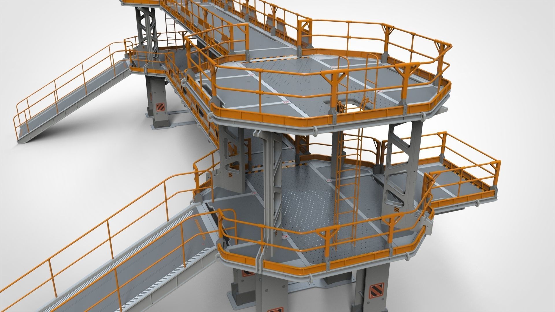 Sci Fi Modular Environment 9 3D model_9