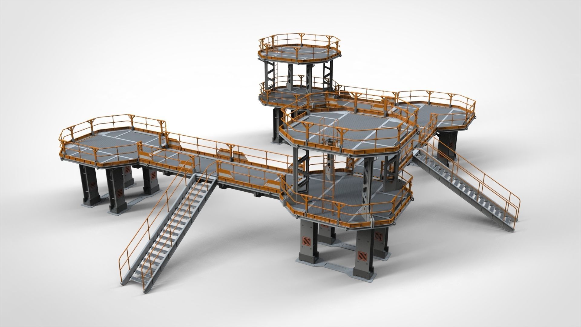 Sci Fi Modular Environment 9 3D model_12