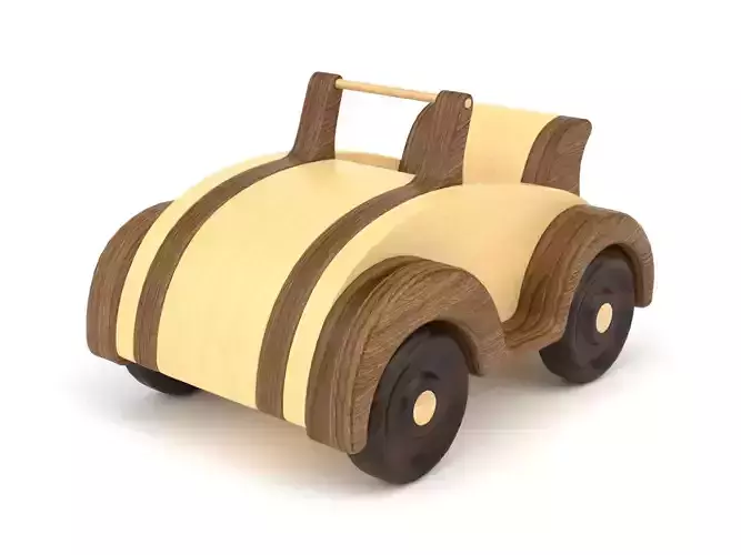 Wooden toy car 28