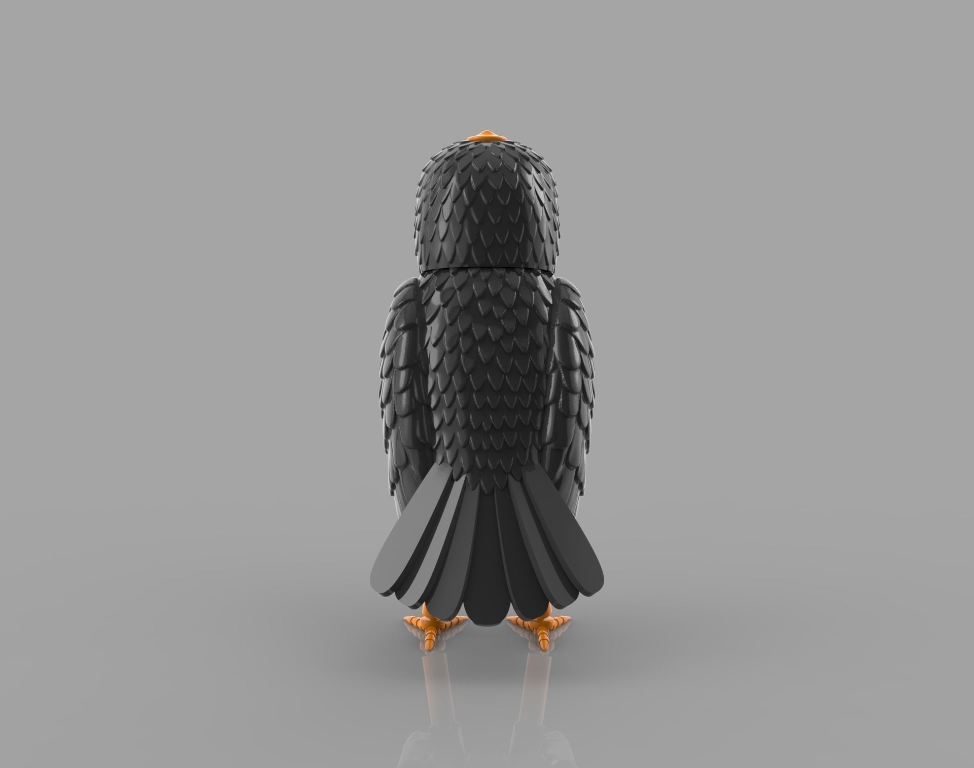 Owl haunted mansion 3D print model_3