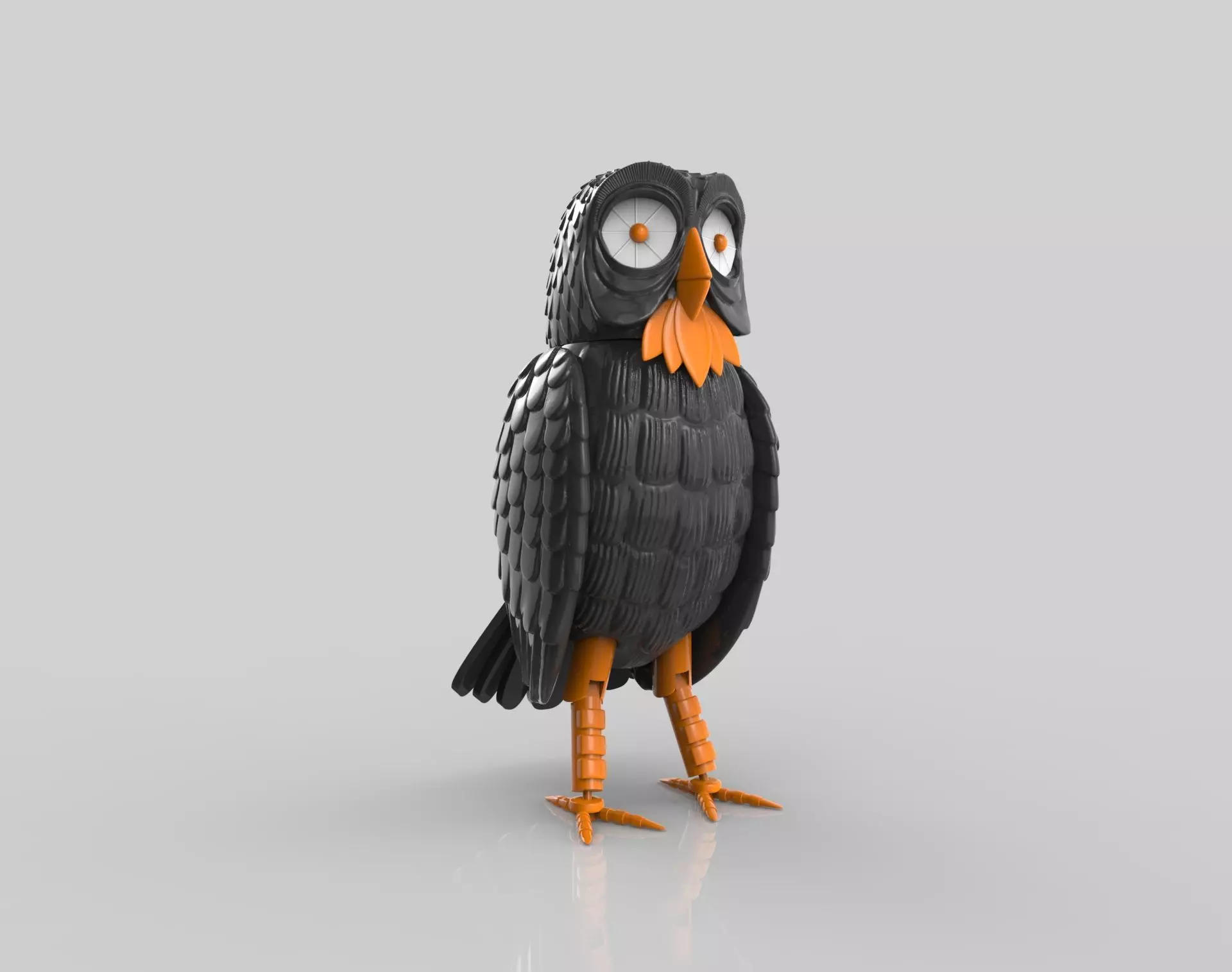 Owl haunted mansion 3D print model_0