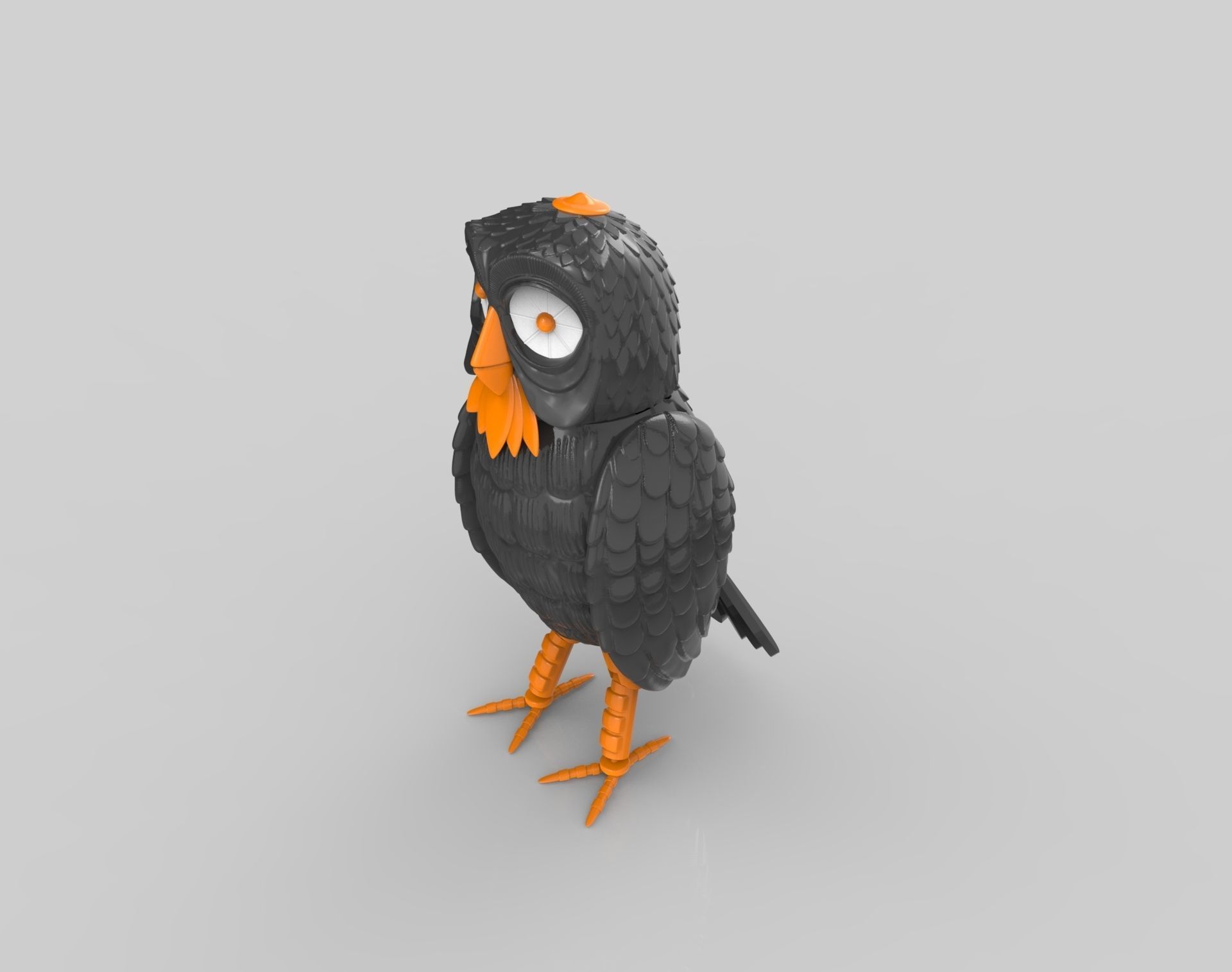Owl haunted mansion 3D print model_4