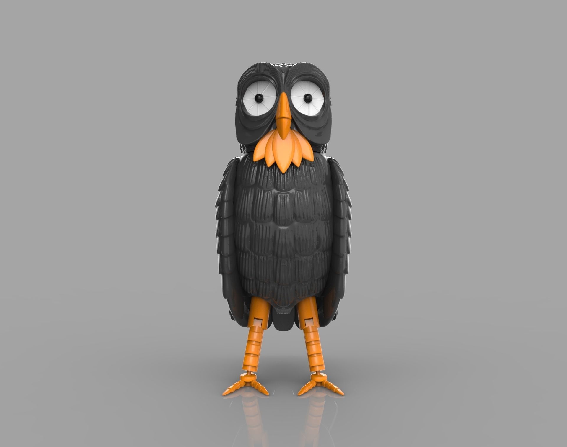 Owl haunted mansion 3D print model_1