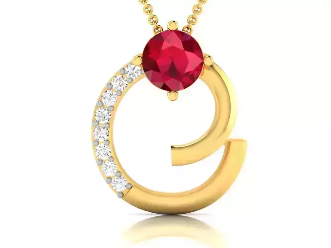 Women pendant 3dm render detail 3D print model 3D print model