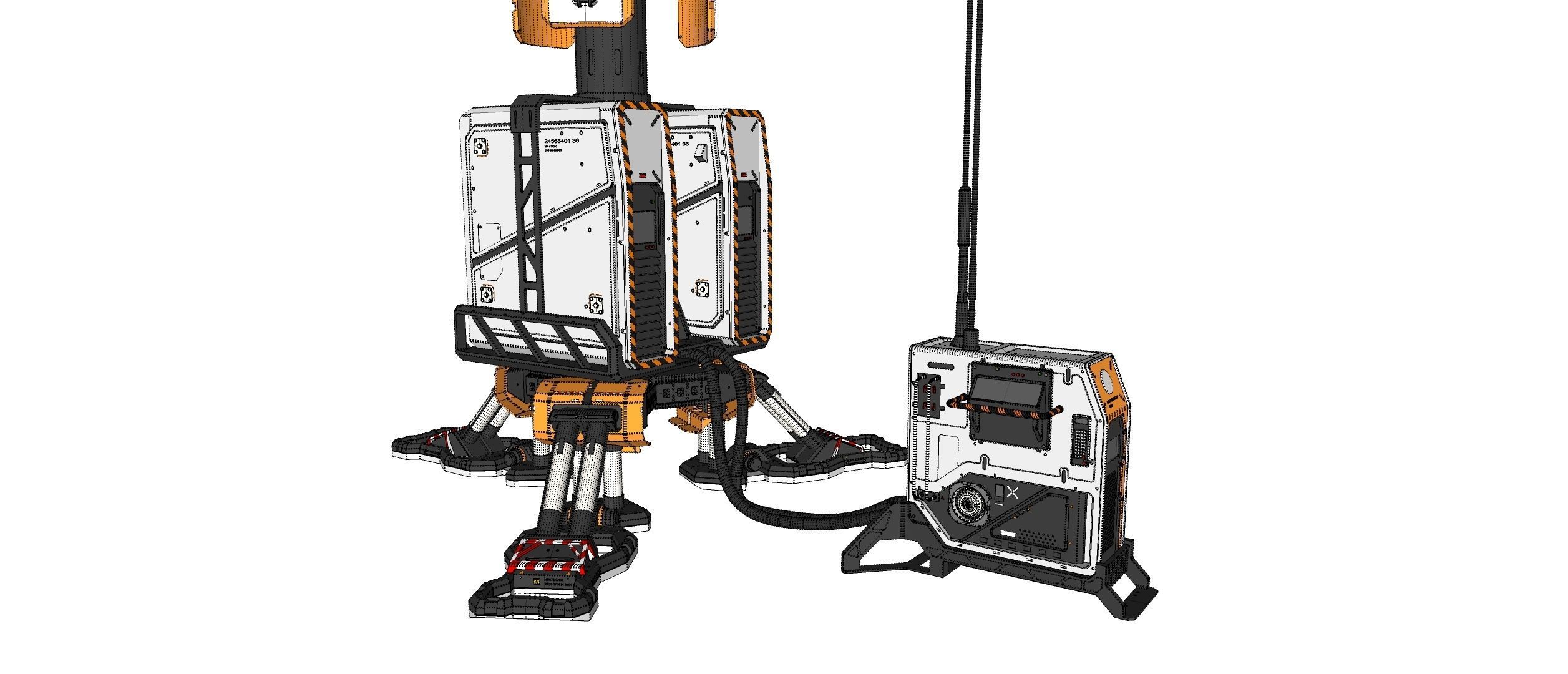 sci fi Lighthouse 3D model_19