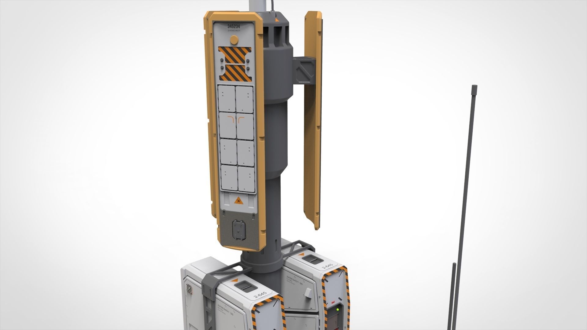 sci fi Lighthouse 3D model_10