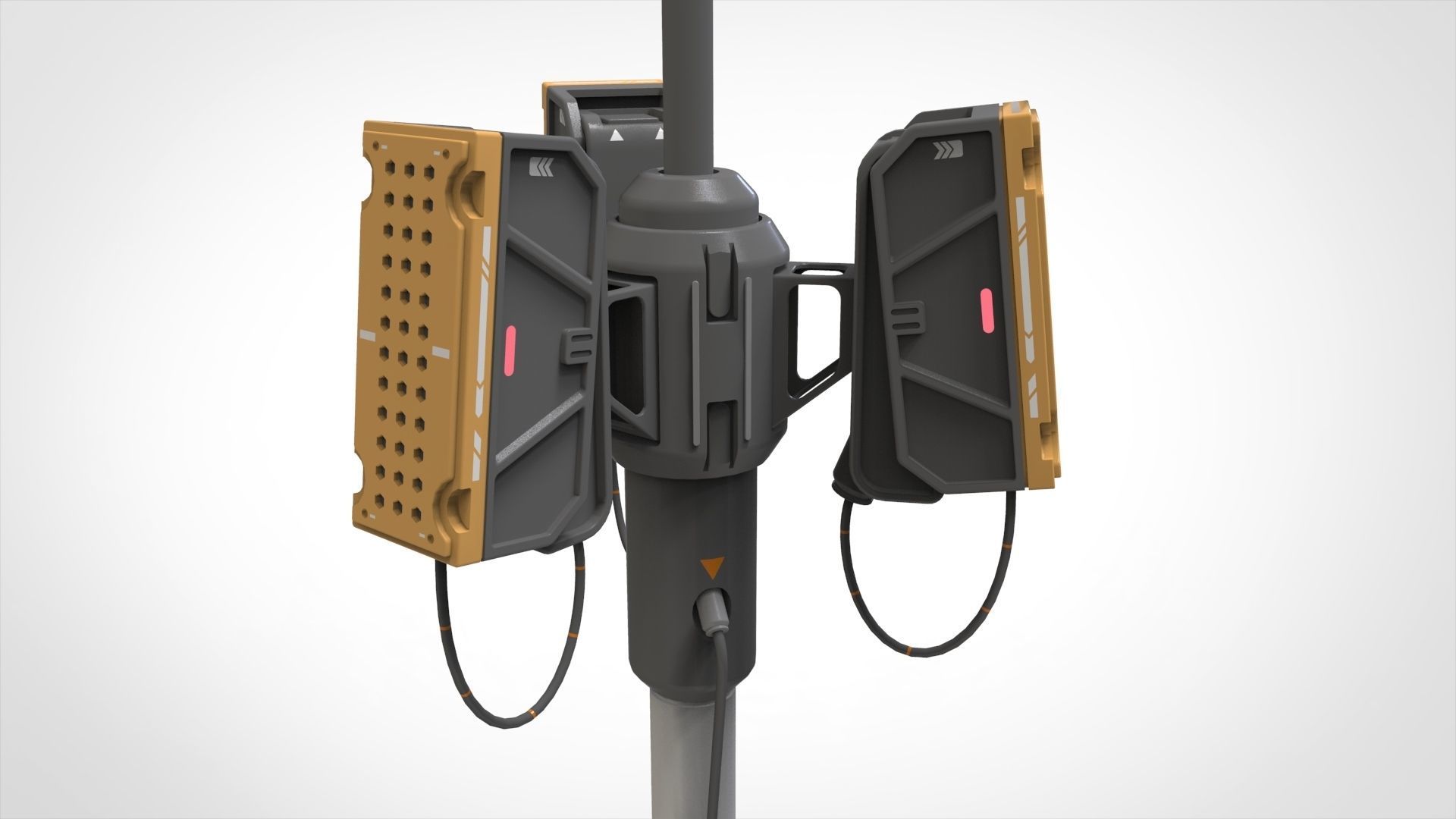 sci fi Lighthouse 3D model_14