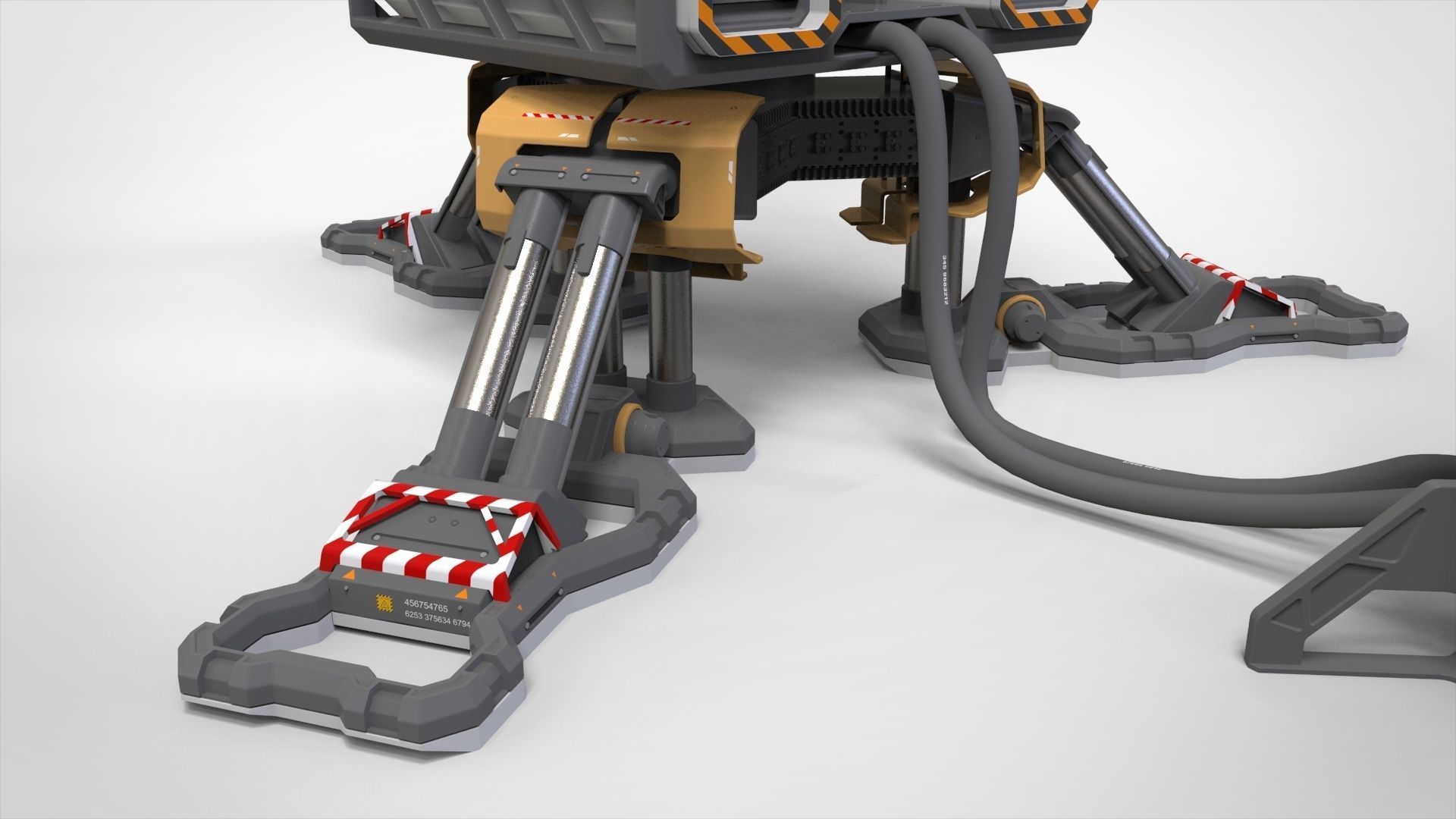 sci fi Lighthouse 3D model_7