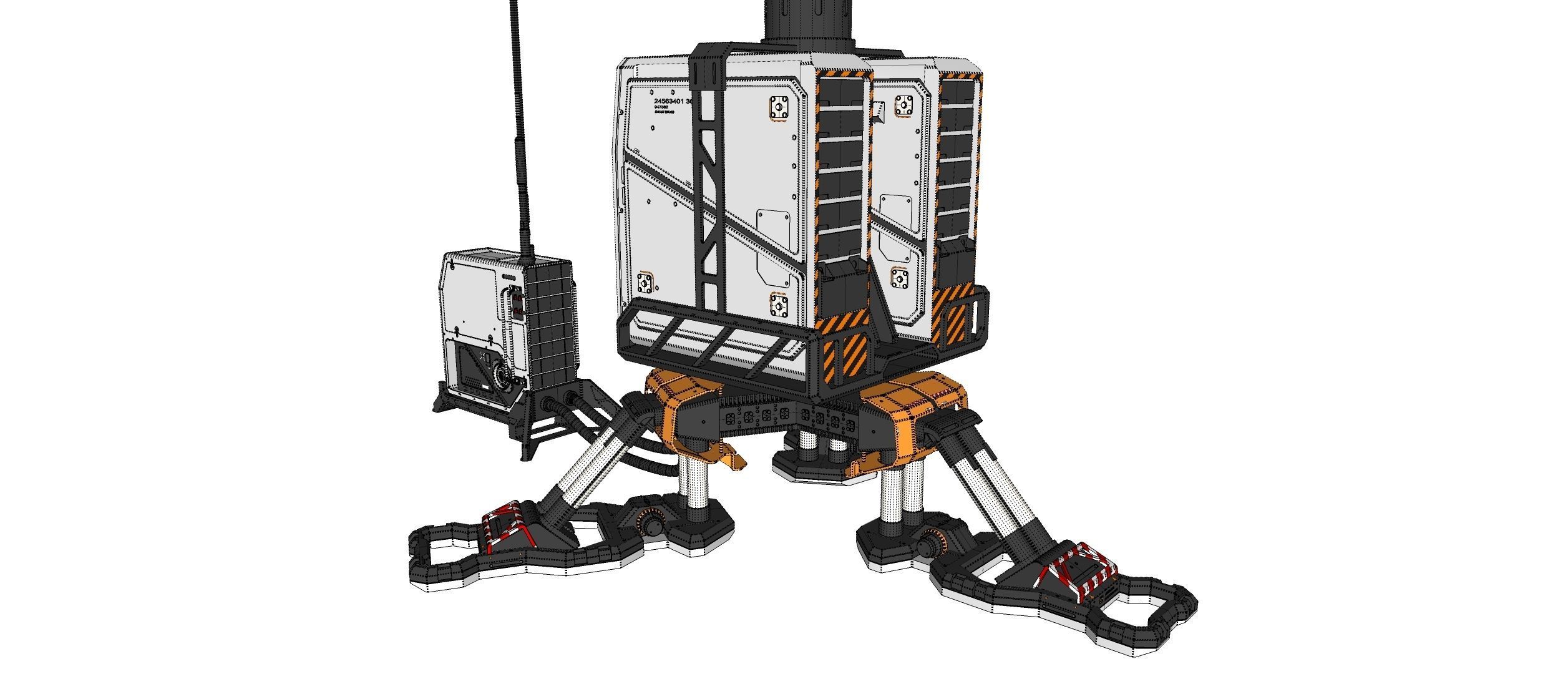 sci fi Lighthouse 3D model_21