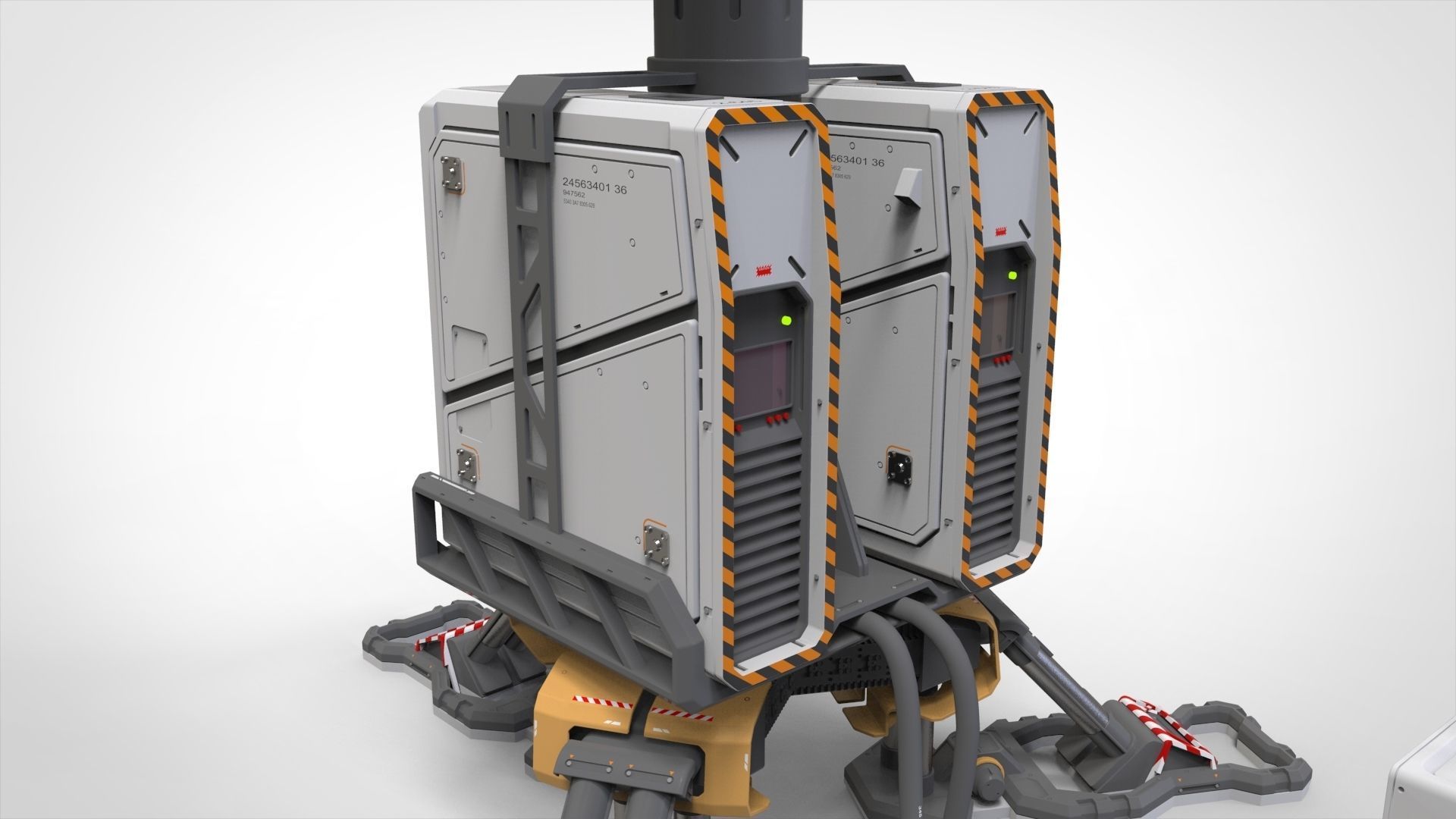 sci fi Lighthouse 3D model_8