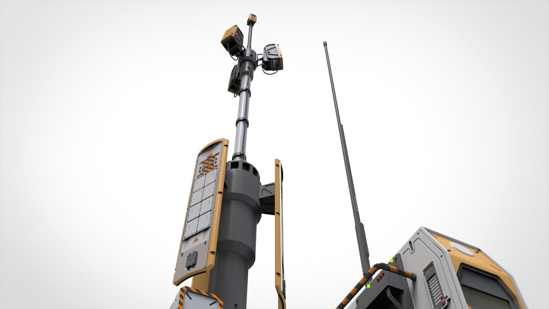 sci fi Lighthouse 3D model_12