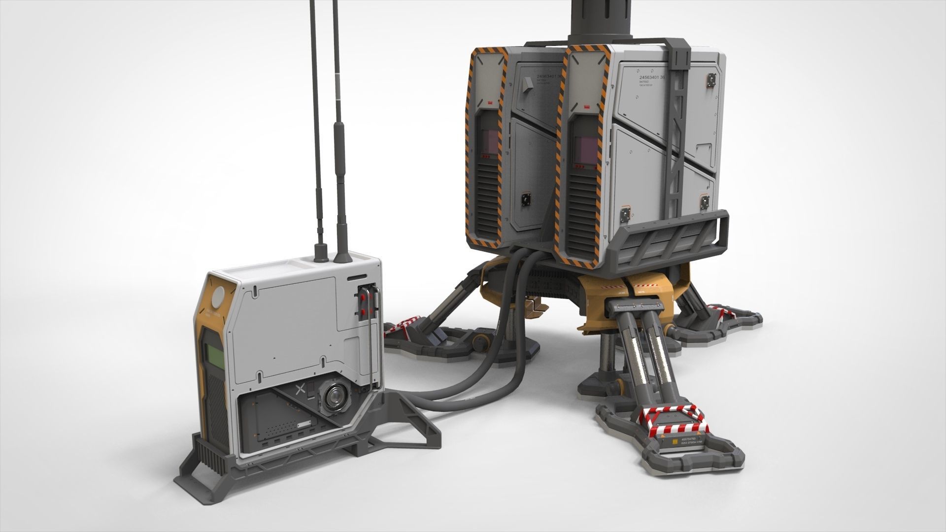 sci fi Lighthouse 3D model_3