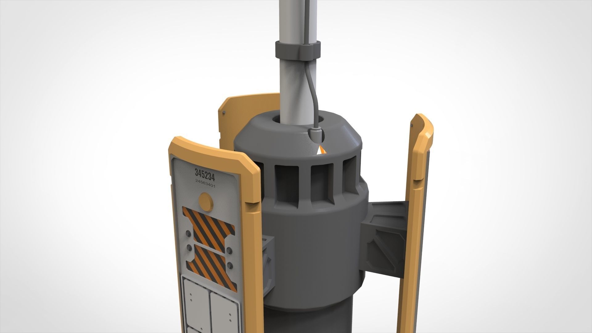 sci fi Lighthouse 3D model_13