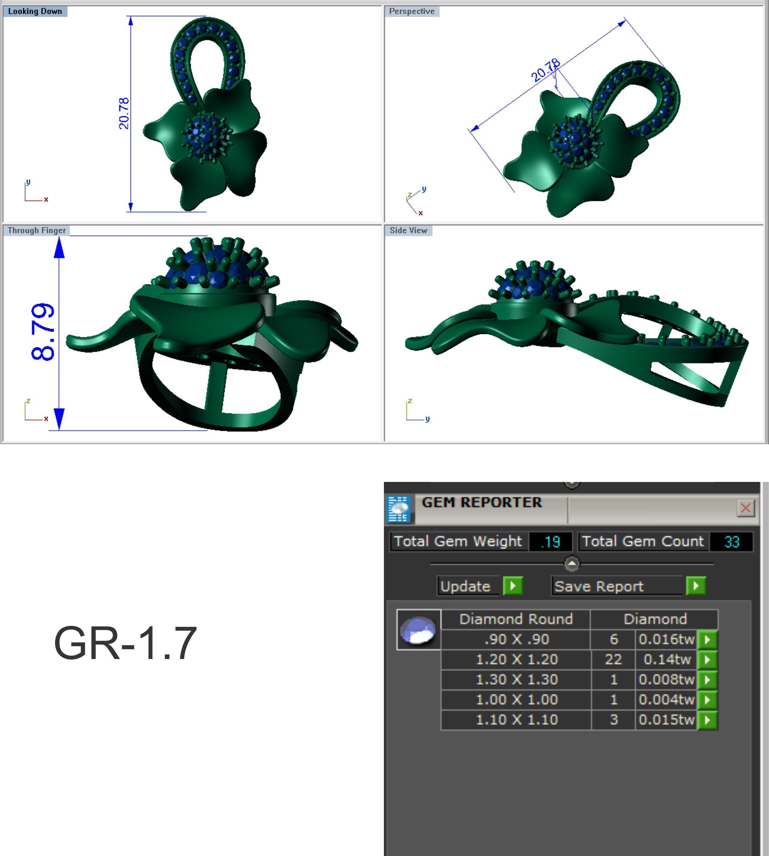 Women pendant 3dm render detail 3D print model 3D print model_6