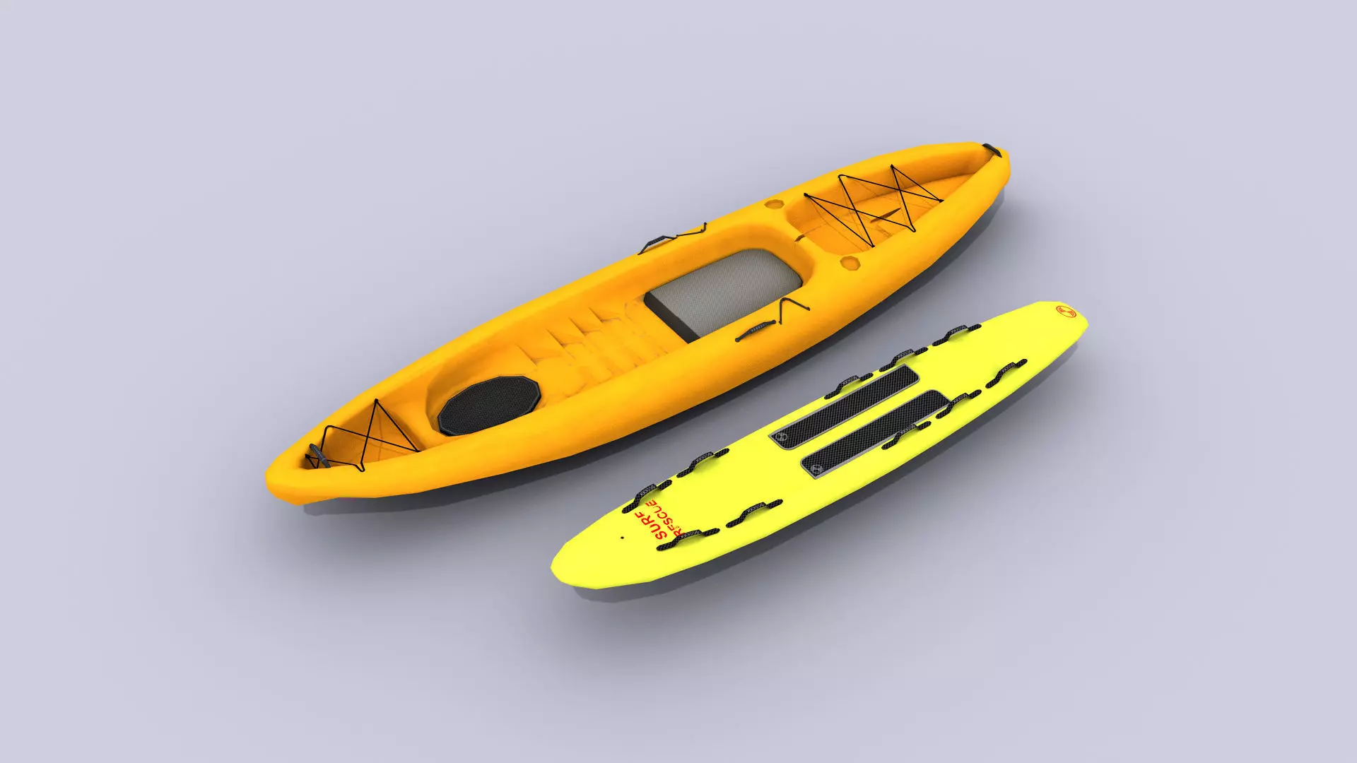 Lifeguard Accessories Low-poly 3D model_0