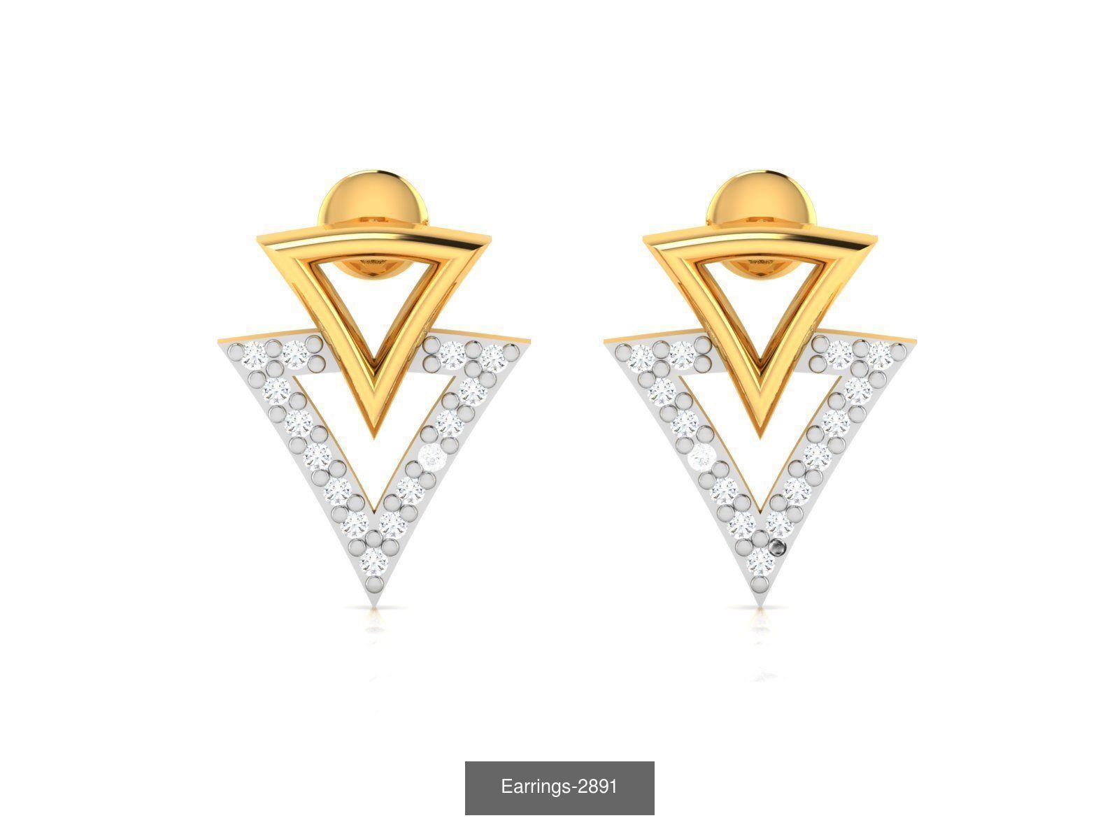 100 LIGHT WT EARRINGS  3D Model Collection_102