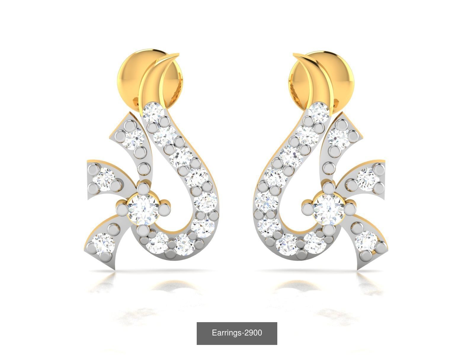 100 LIGHT WT EARRINGS  3D Model Collection_96