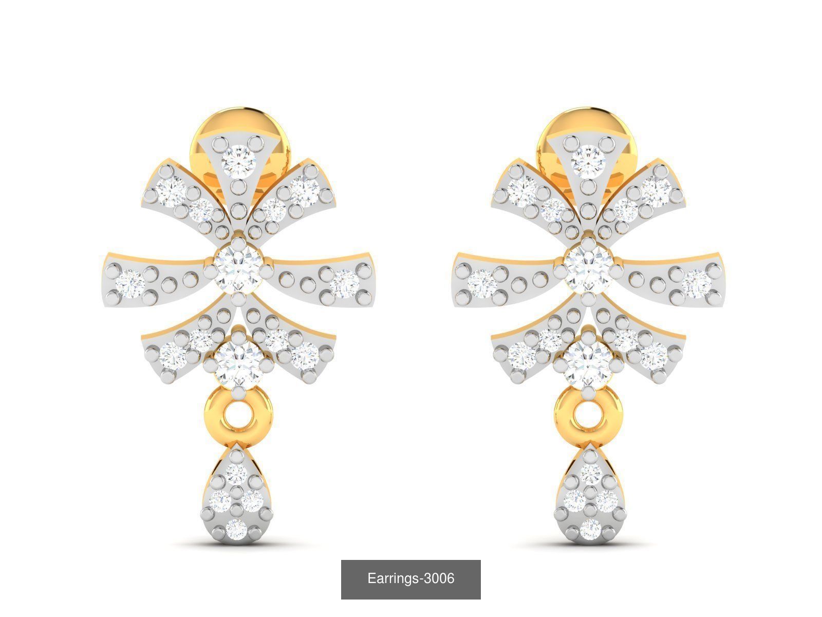 100 LIGHT WT EARRINGS  3D Model Collection_40