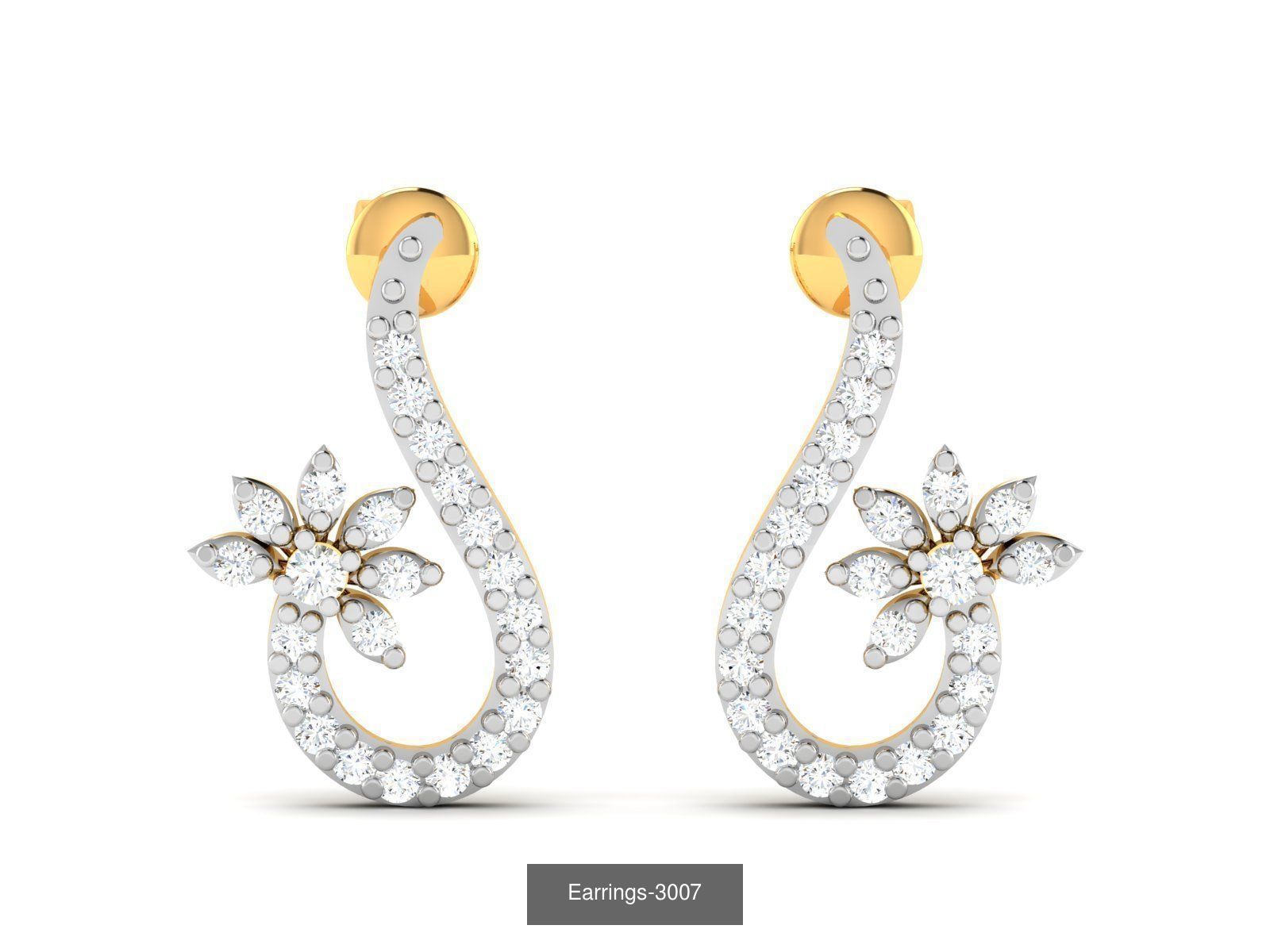 100 LIGHT WT EARRINGS  3D Model Collection_39
