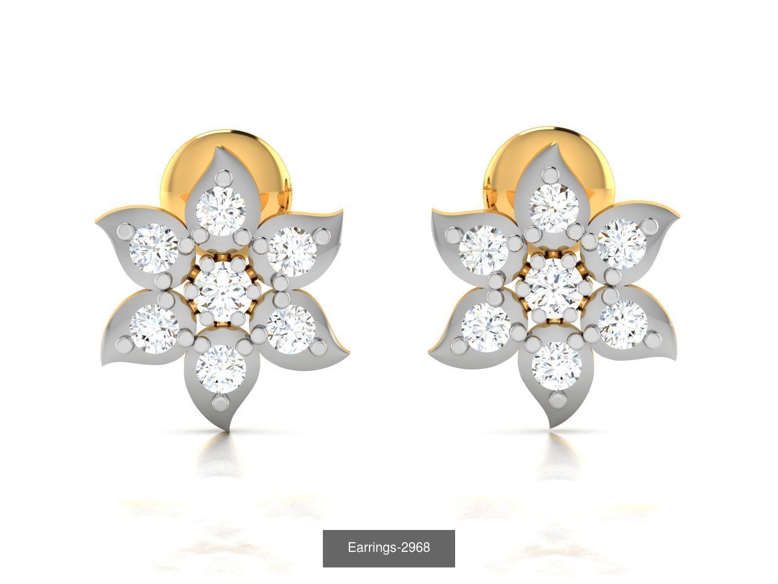 100 LIGHT WT EARRINGS  3D Model Collection_60
