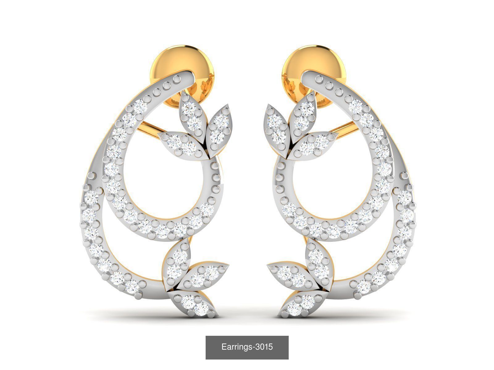 100 LIGHT WT EARRINGS  3D Model Collection_33
