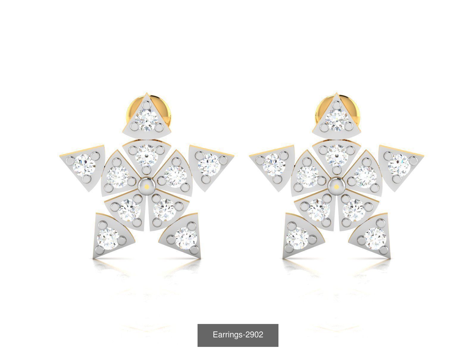 100 LIGHT WT EARRINGS  3D Model Collection_94