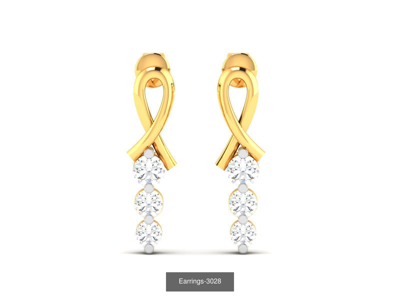 100 LIGHT WT EARRINGS  3D Model Collection_23