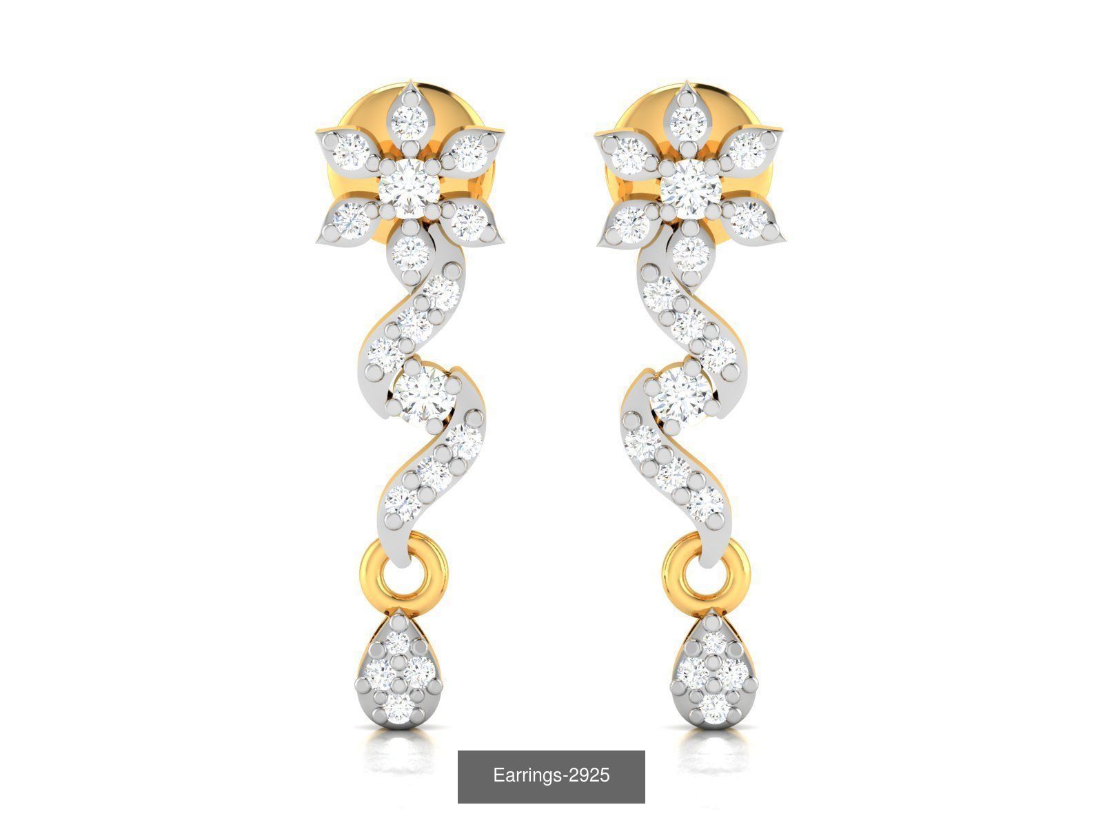 100 LIGHT WT EARRINGS  3D Model Collection_74