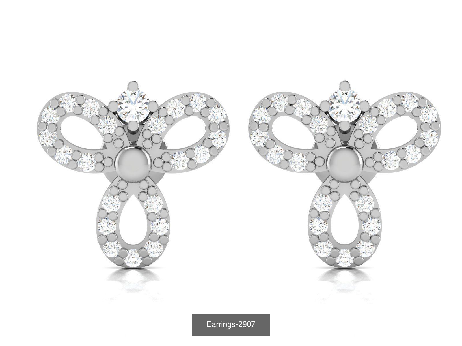 100 LIGHT WT EARRINGS  3D Model Collection_89