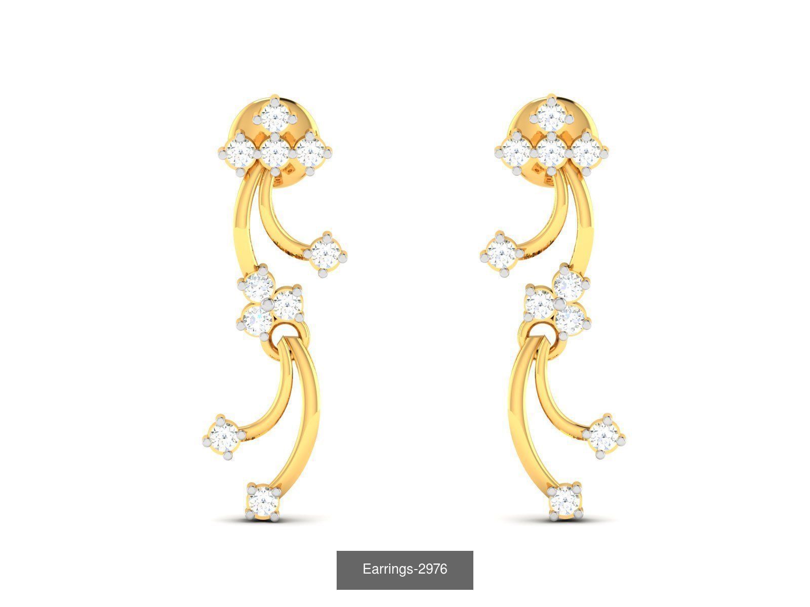 100 LIGHT WT EARRINGS  3D Model Collection_53