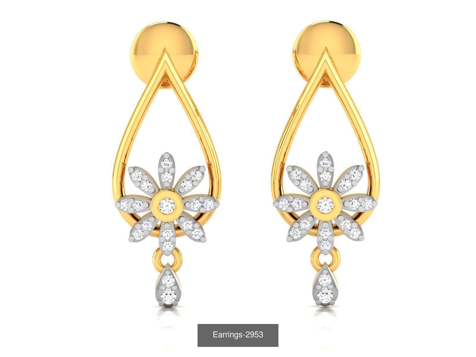 100 LIGHT WT EARRINGS  3D Model Collection_63