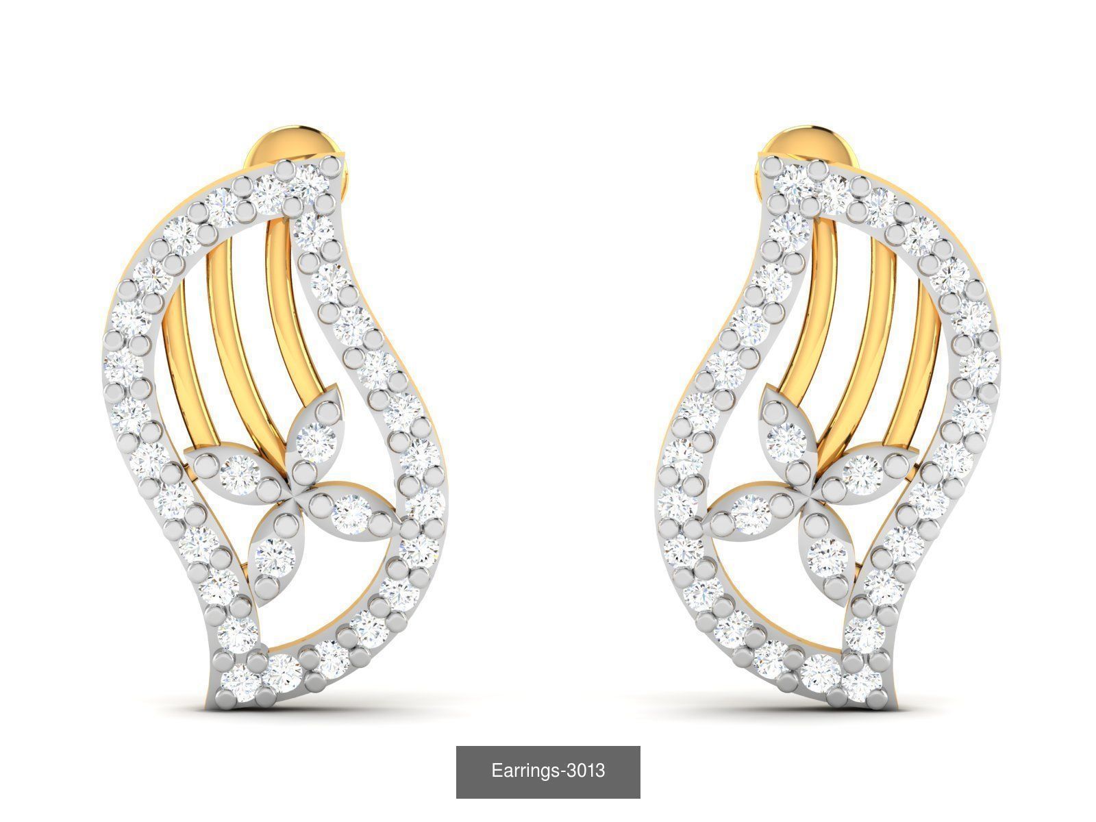 100 LIGHT WT EARRINGS  3D Model Collection_35
