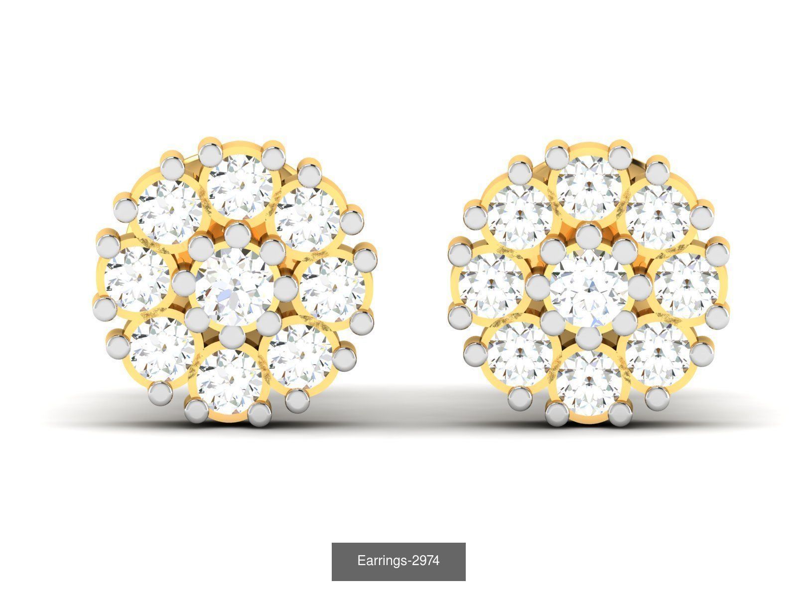 100 LIGHT WT EARRINGS  3D Model Collection_55