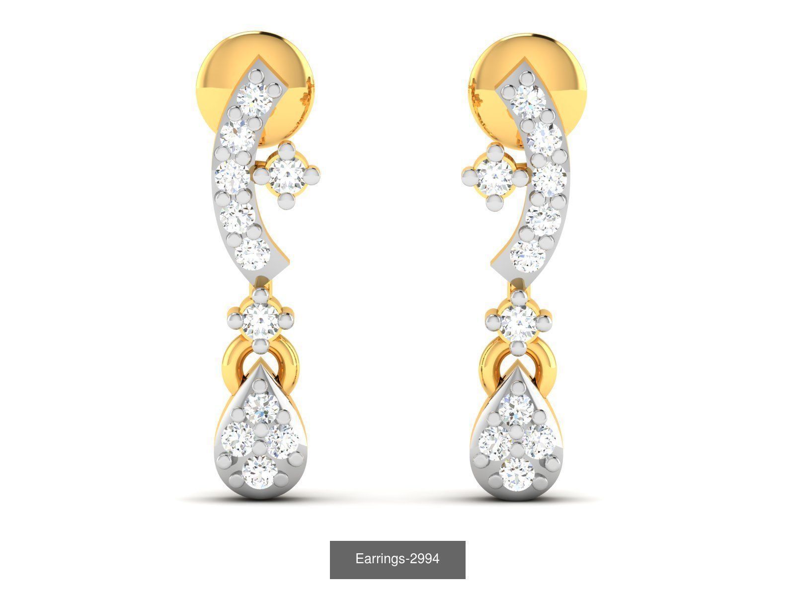 100 LIGHT WT EARRINGS  3D Model Collection_47