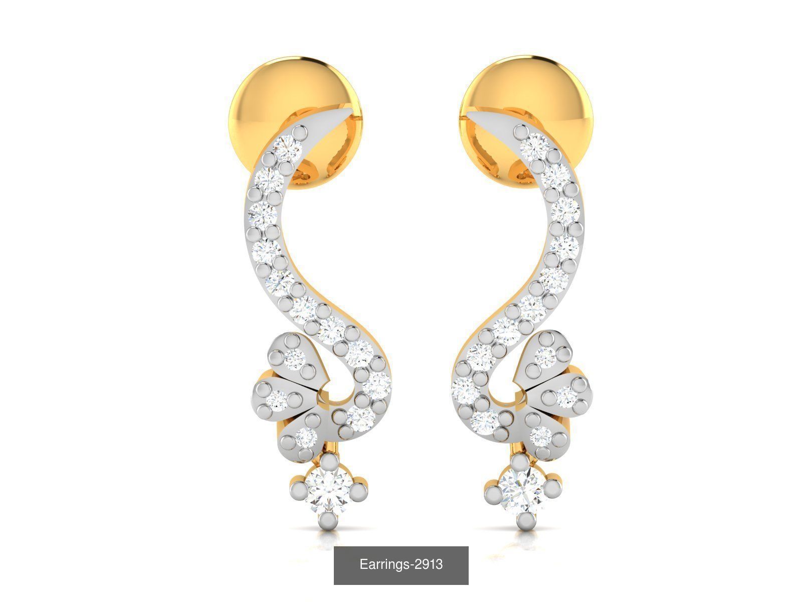 100 LIGHT WT EARRINGS  3D Model Collection_84